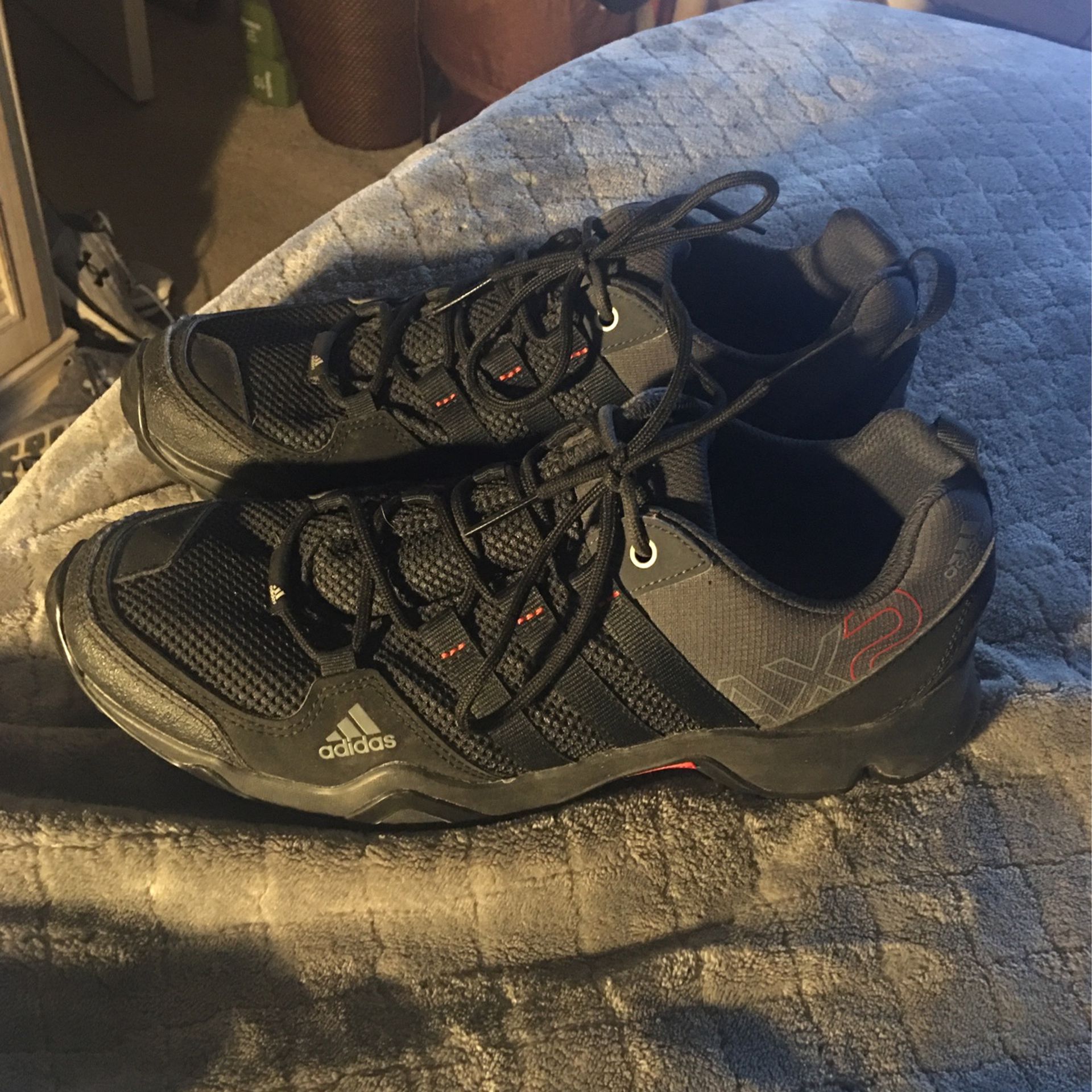 Adidas AX2 Hiking Trail Black Shoes Men’s Size 9