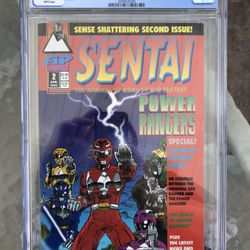 Sentai #2 (1994) CGC 7.5 — White Pages; 1st appearance of Power Rangers in comics