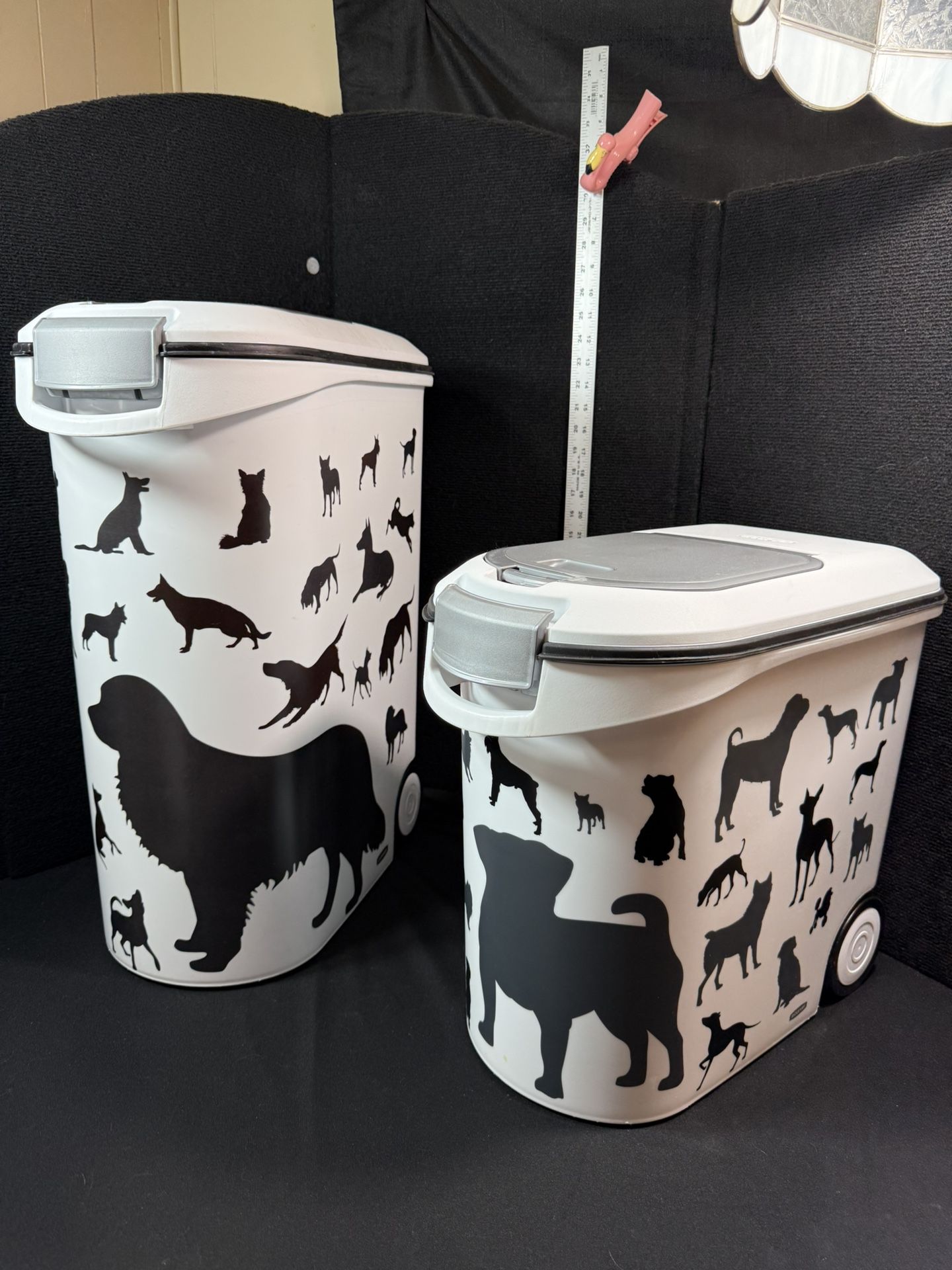 Curver Pet Dry Food Container Dog with Wheels from The Container Store