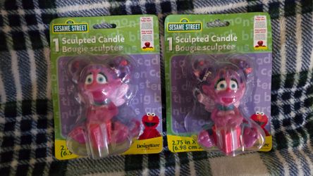 Seasame street abby cadabby vintage  candle