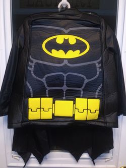 Batman lego top with cape costume