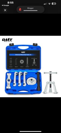 OMT Universal Steel Hub Puller Wheel Hub Removal Tool 7.6 in Max Bolt Circle