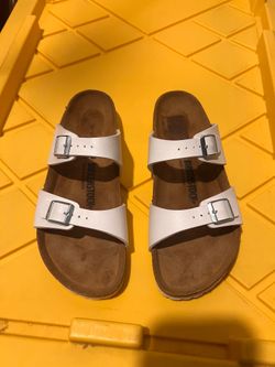 Birkenstock white  size 11 women 9men