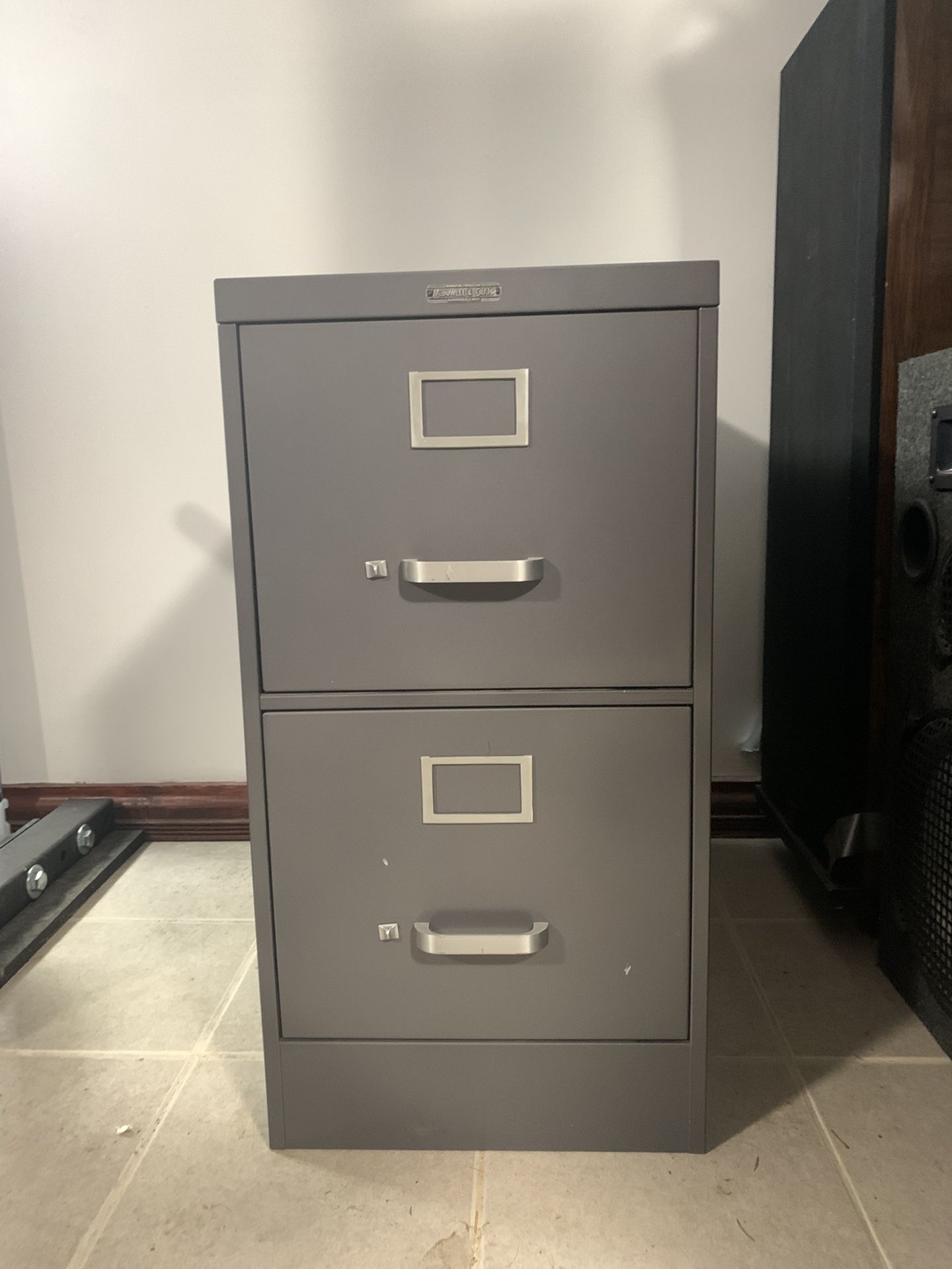 Metal file cabinet