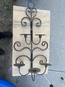 Candle Holder Wall Decor 