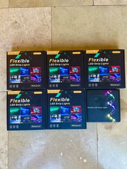 Phopollo Flexible LED Strip Lights – Lot of 6