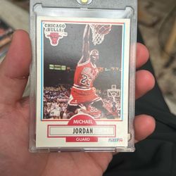 1990 Fleer Chicago Bulls Micheal Jordan