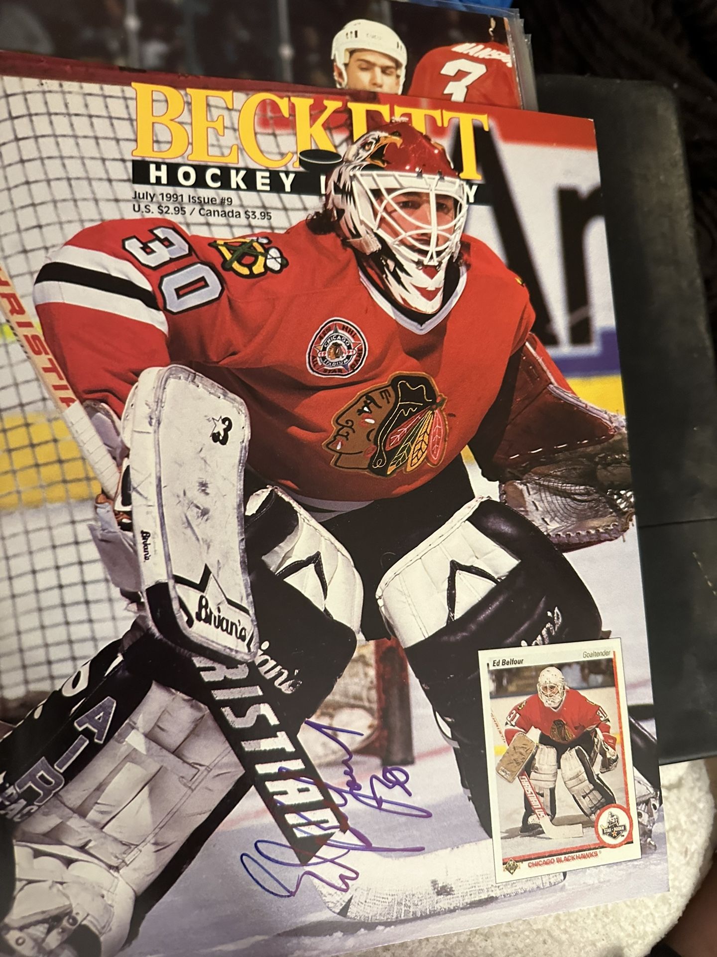 ED BELFOUR Signed Chicago Blackhawks 8 x 10 Choice U Pic One Only U Want Ty