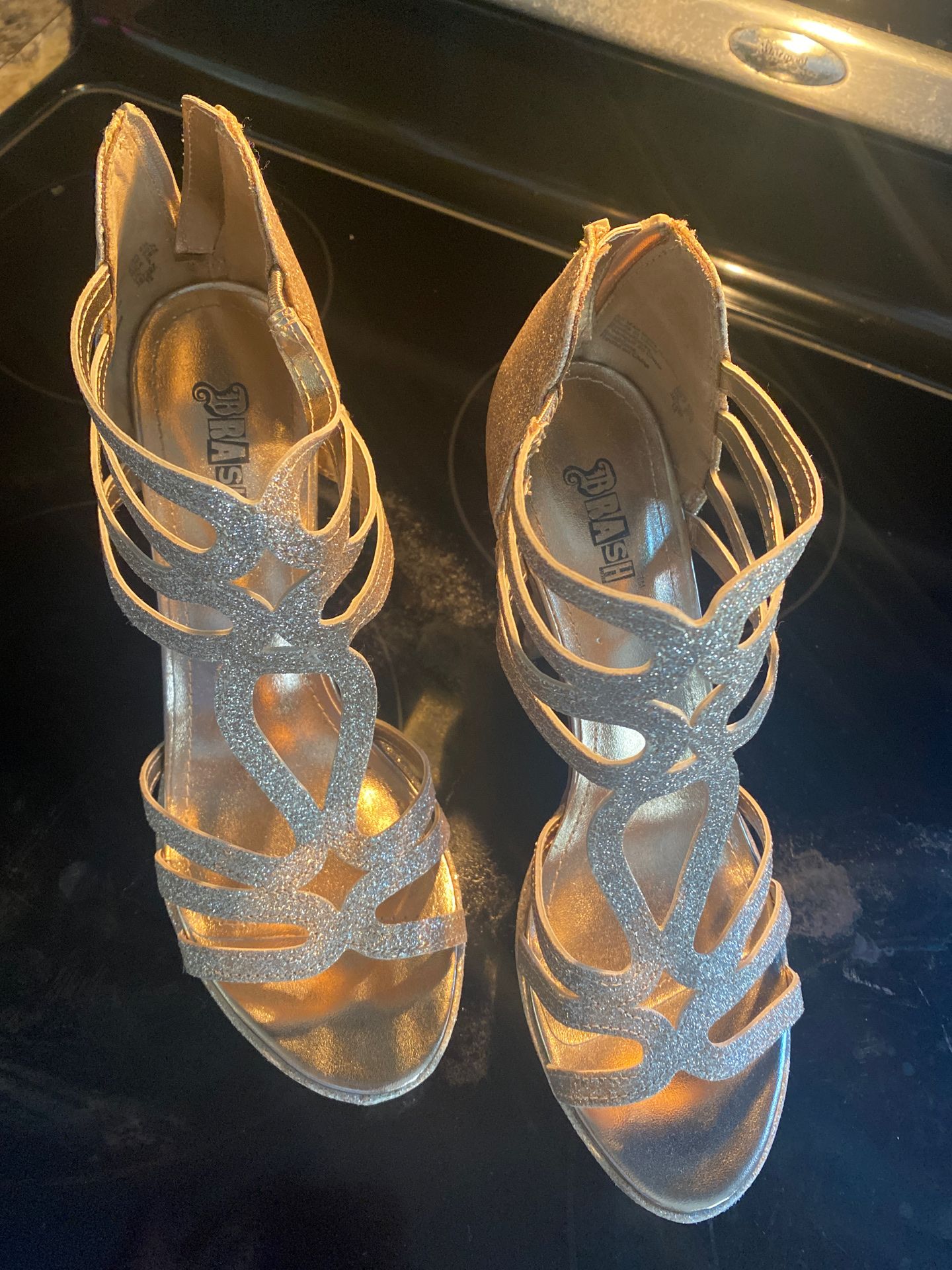 Glitter/sparkle size 8 1/2 heels