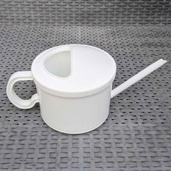NEW 1.2 L plastic watering can with removable lid long spout and narrow precision nozzle