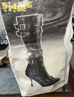 Strappy Knee Boots