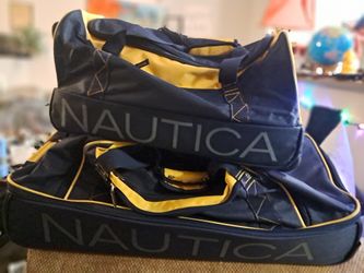 Perfect Condition Nautica Large &medium  Roll Away Luggage 