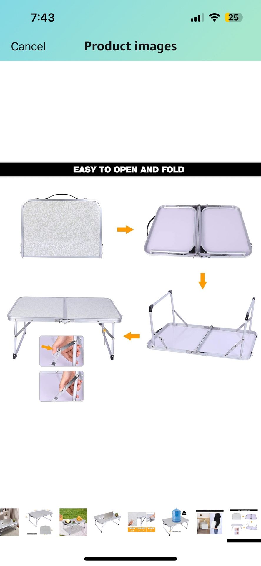 Foldable Laptop Table