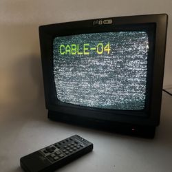 JVC Master Command 13" CRT Television C-13CL3 in Black Color W/O Remote