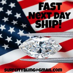 2ct Marquise Cut Loose Moissanite Diamond  