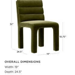 Per Chair! 6 CB2 KASTELL DINING CHAIRS- Perfect condition Over $500 Each Retail- 75% Off