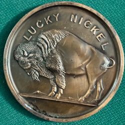 Lucky nickel Paperweight 