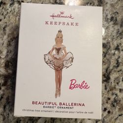 BARBIE BEAUTIFUL BALLERINA HALLMARK ORNAMENT 