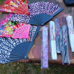 Fans, Boots,On The Ground , Them Fans, Line Dance, Party, Hot Azz Church , Fly Critters, Or Any Reason For A Ahand Fan. Many Colors