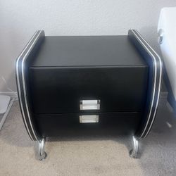 Moving Sale! 2 Modern Faux Leather Nightstands