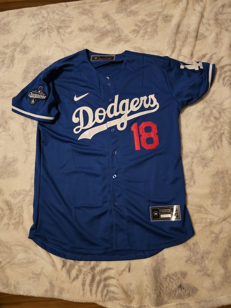 Dodgers Yamamoto Blue Champions Jerseys $50ea Firm S M L Xl 2x 3x