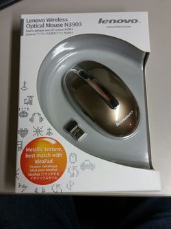 Brand new sealed lenovo wireless mouse