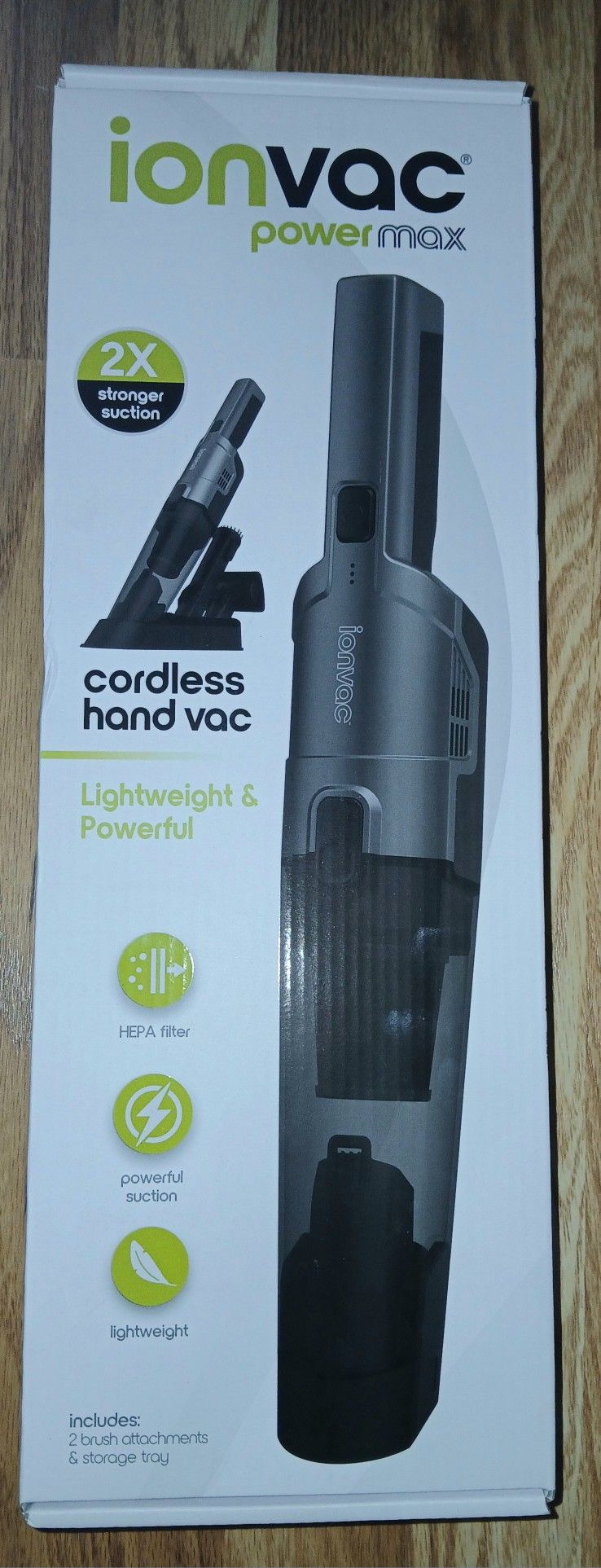 iONVAC PowerMax Cordless Hand Vac