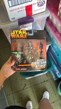 Star Wars Revenge Of The Sith General Grievous Secret Lightsaber Attack!