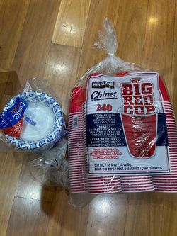 Party Cups & Paper Plates Bundle