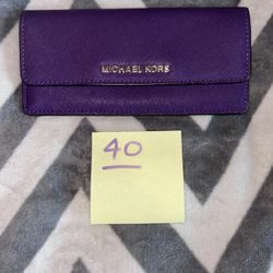 Michael Kors Purple Woman’s Wallet