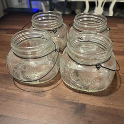 Glass Candle Holders 