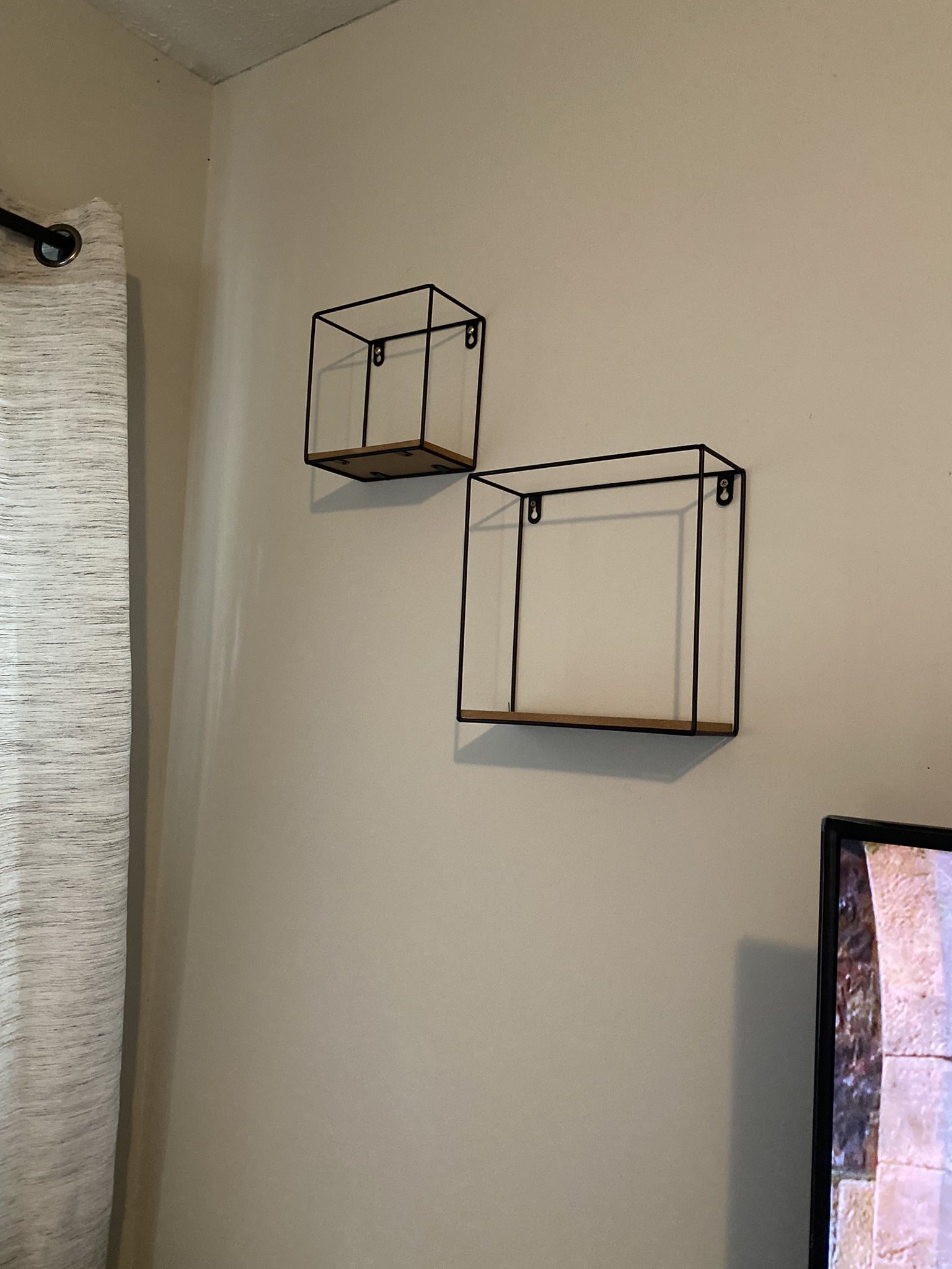Hanging Shelves, Key Holder, & Picture Frames