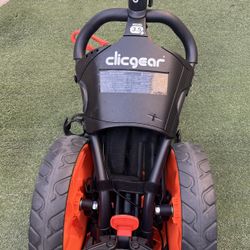 Golf Push Cart (Clicgear 3.5) Cup Holder And Umbrella Holder Believe Or Not One Time Use Only (like A New 👍👍)