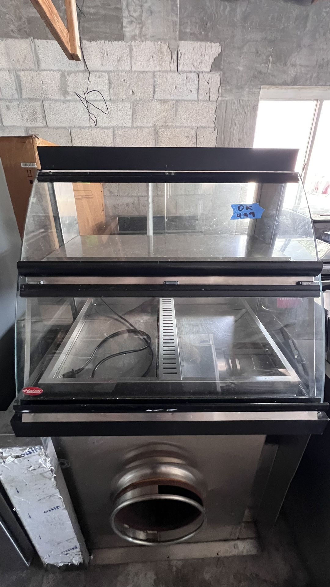 Hatco Commercial Heated Display Case – Glass Food Warmer – Excellent Condition