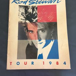 Rod Stewart Tour 1984 Program