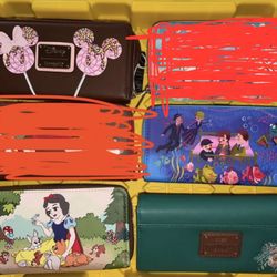 ***DISCOUNTED*** DISNEY Loungefly Wallets