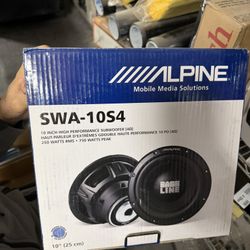 Alpine 10in Subwoofer 