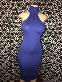 MIDI Royal Blue Dress size SMALL