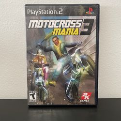 Motorcross Mania 3 PS2 Sony PlayStation 2 Video Game CIB 2K Games Racing Combat