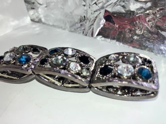 Vintage Crystal Statement Bracelet by Cookie lee