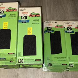 Gator 120 Grit Sheet Sandpaper