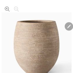 West elm indoor/Outdoor Planter 15"D x 17"H