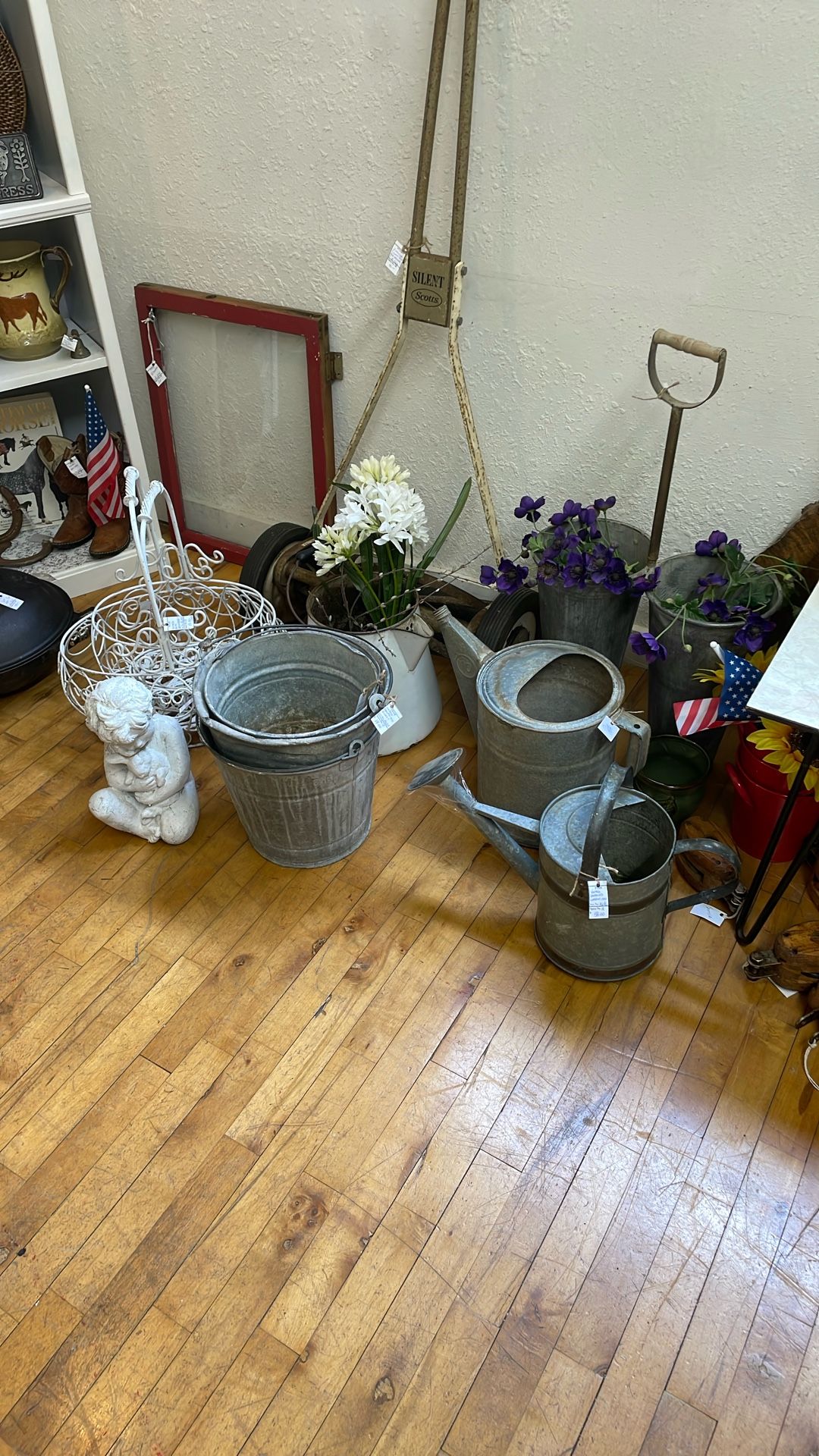 Galvanized Watering Can