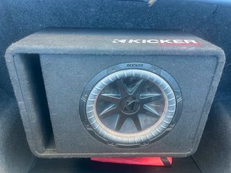 12 inch KICKER SPEAKER WITH KICKER BOX