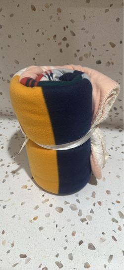 Rolled Fleece Throw Blanket