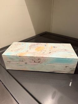 Beautiful Pastel Glass Jewel Box