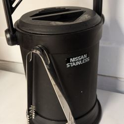 Nissan Stainless countertop Ice Bucket with Tongs
