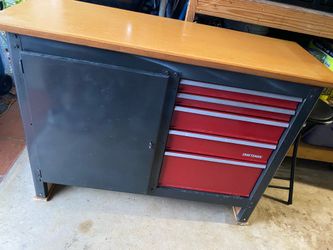 Craftsman workbench and toolbox