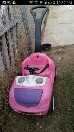 Pink buggy