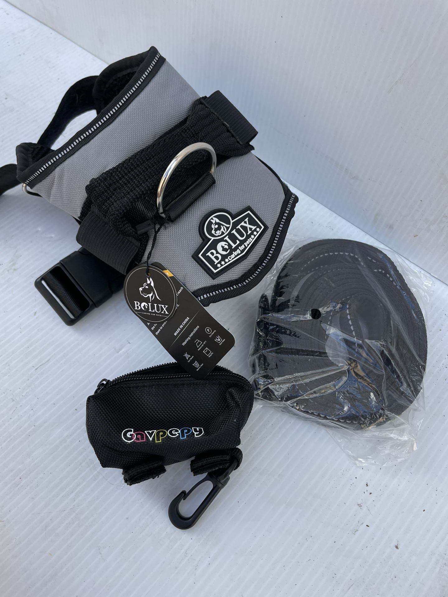 Bolux Dog Harness,No-Pull Reflective,Breathable Adjustable Dog Vest with Handle